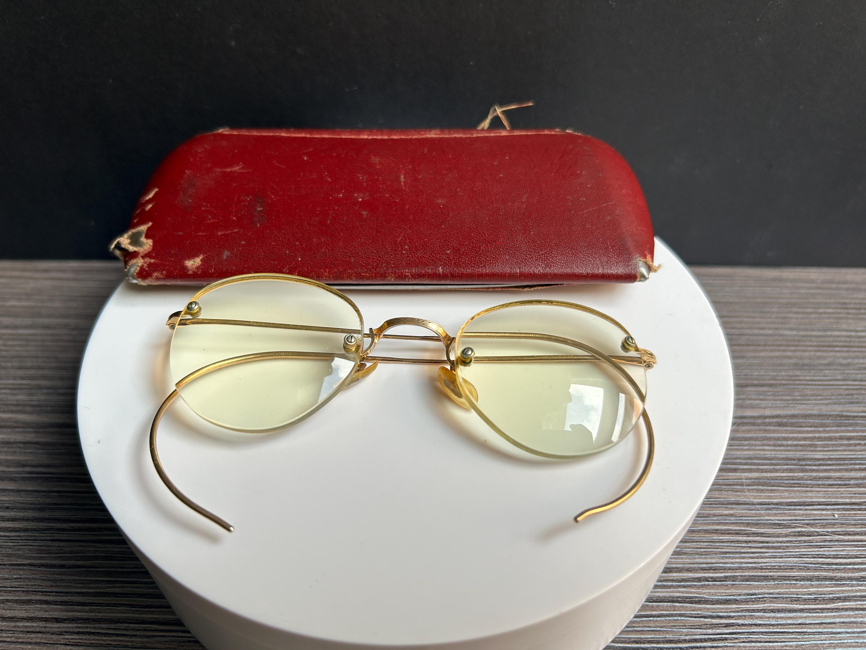 Vintage Art Craft Gold Filled Glasses 1/30 12k GF Rectangle To Replace Lenses Arts & Crafts Gold Vintage Eyeglasses for sale | eBay main image 2