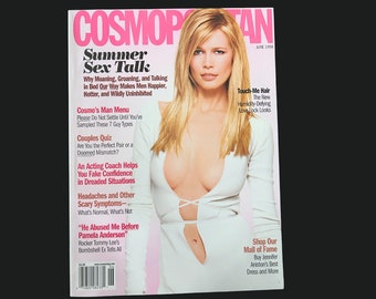 1998 COSMOPOLITAN Magazine I Omslag: Claudia Schiffer I Juni 1998 I Pamela Lee Anderson | Jada Pinkett Smith | Matthew Broderick |
