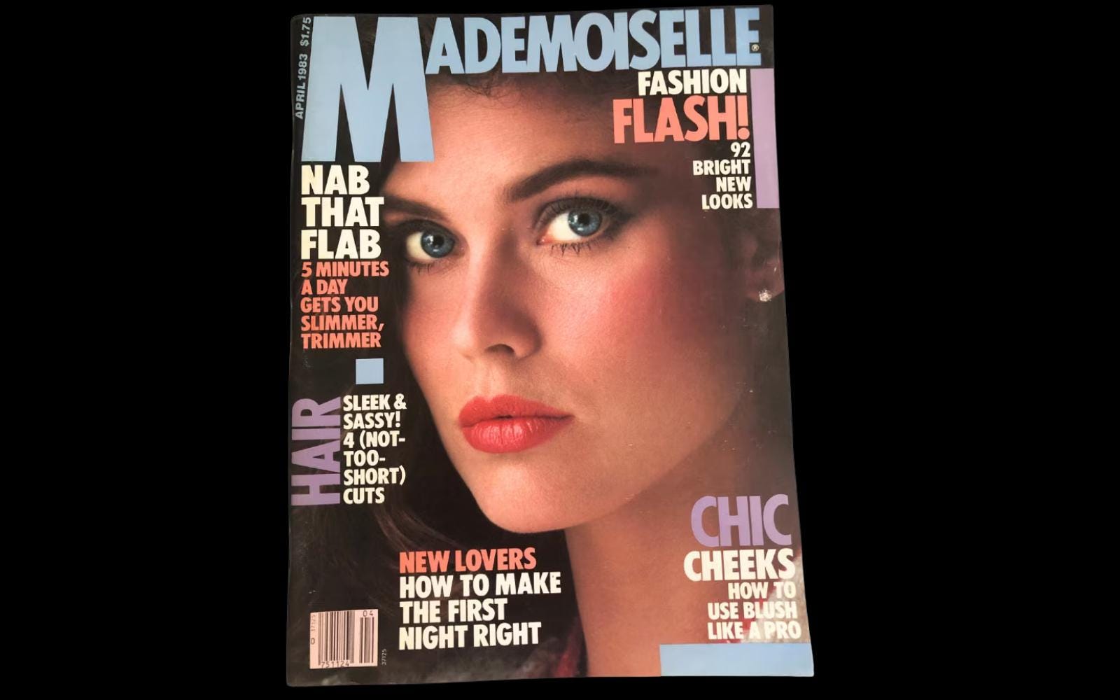 1983 MADEMOISELLE Magazine | Cover: Carol Alt | April 1983