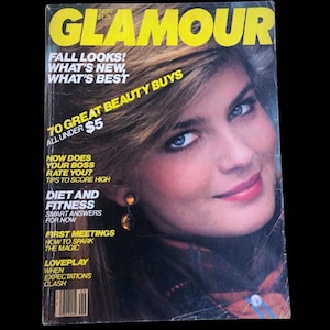 1982 GLAMOUR Magazine | Cover: Paulina Porizkova | September 1982 | '80s Fashion & Lifestyle | 1980s Fashion Magazine