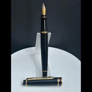 Stylo Plume WATERMAN Vintage Noir - Plume N°3 - Occasion élégante - Écriture Classique