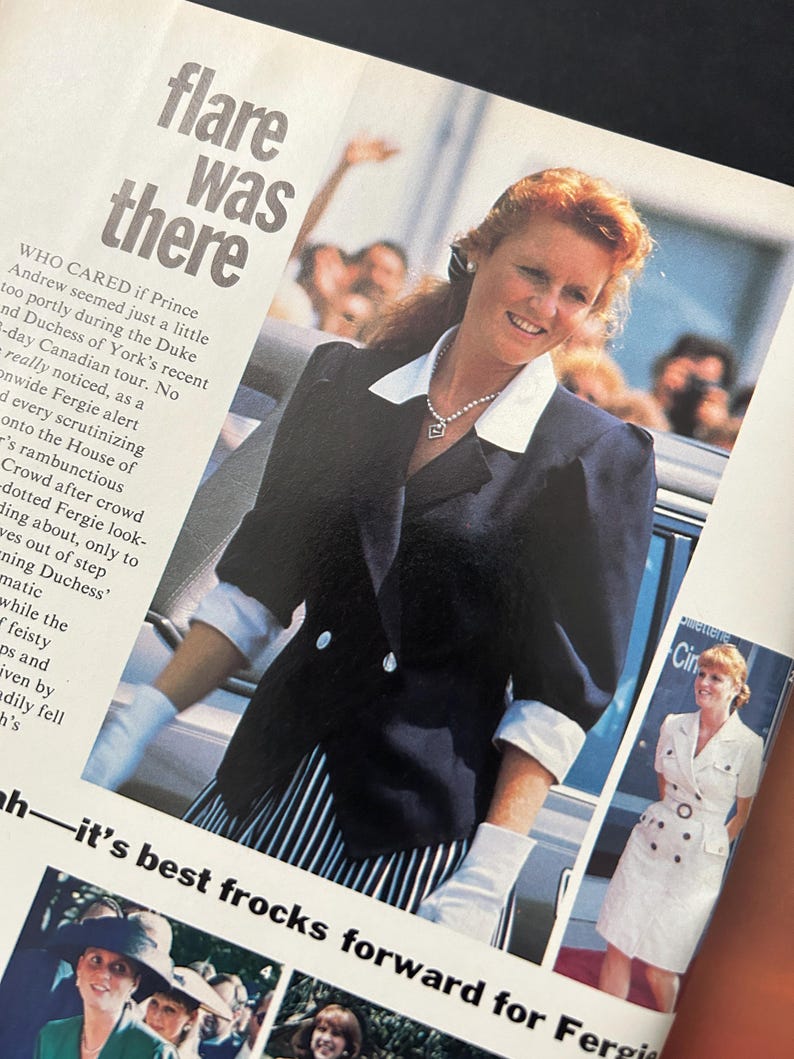 1989 FLARE Magazine | Cover: Annabel Reyes | October 1989 - Etsy