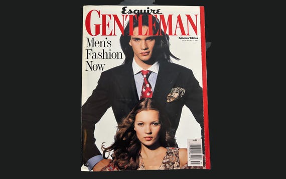 1993年 ESQUIRE GENTLEMAN 誌 | 創刊号 #1 | 表紙: ケイト・モス