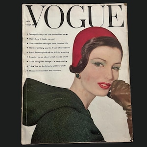1961 VOGUE Magazine | Cover: Dorothy McGowan | September 1, 1961 | Dudley Moore | Anne. St. Marie | Monique Chevalier | Nena von Schlebrugge