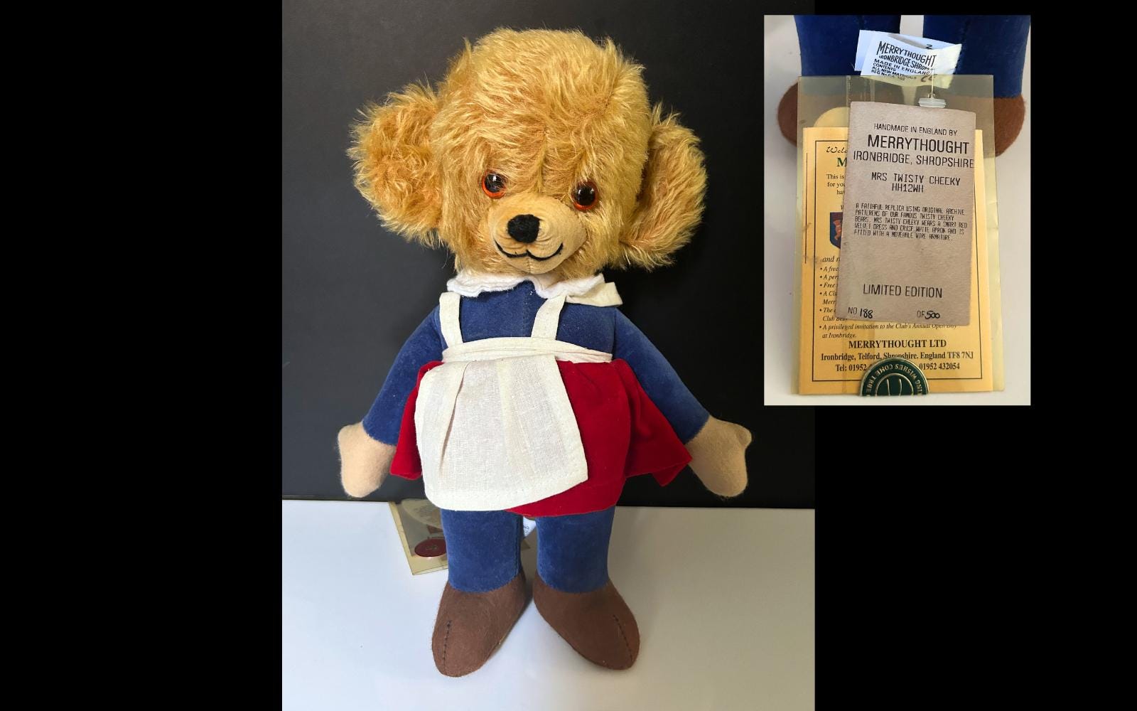 Merrythought Cheeky Bear - Etsy