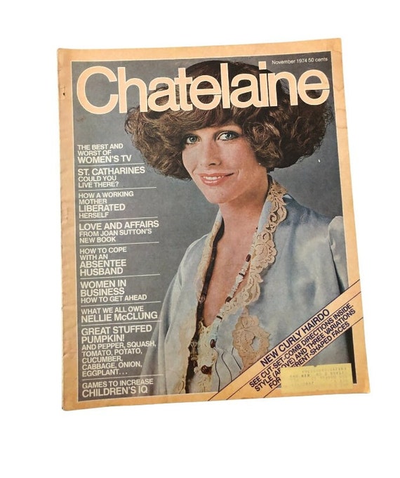Lot of 7 CHATELAINE Magazines 1973-1974 | Women's Fashion