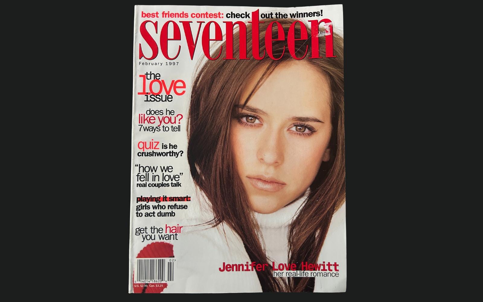 1997 SEVENTEEN Magazine | Cover: Jennifer Love Hewitt | February