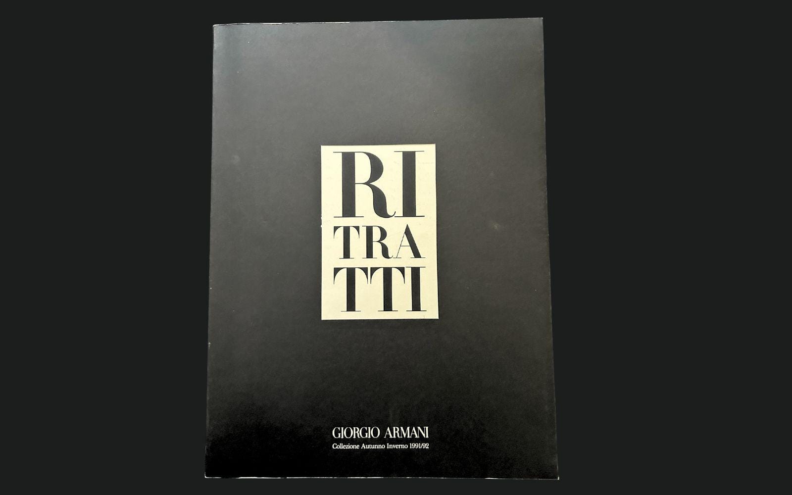 Armani Magazine - Etsy