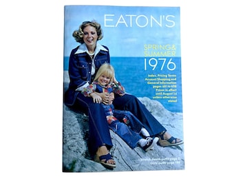 1976 EATON'S Catalogue Spring & Summer 1976 Eaton's Catalogue Vintage Fashion Canadian Retail History '70s Fashion Housewares Electronics
