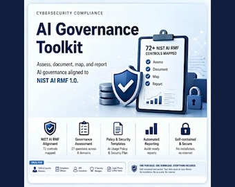 KI-Governance-Toolkit für Unternehmen: Risikobewertung, Richtlinienvorlagen, NIST-RMF-Mapping, Compliance-Tracking