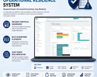 Incident-Response-System für Cybersicherheitsteams | IT-Sicherheits-Tracker & Data-Breach-Kit