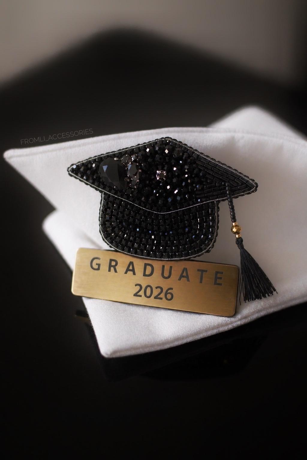 Graduation Brooches Class of 2026 Pin, Graduation Cap Brooch Gift - Etsy