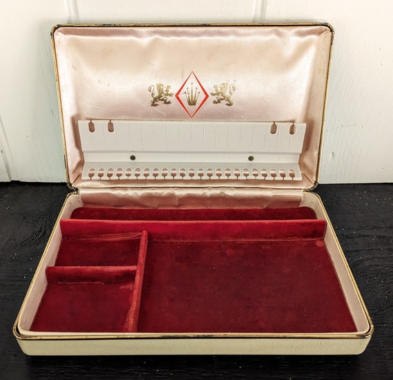 Vintage Jewelry Box, Farrington Black Diamond Pat… - image 3