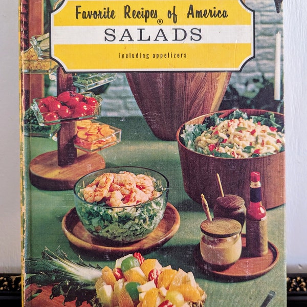 1968 Favorite Recipes of America - Salads, Including Appetizers/Vintage Cookbook