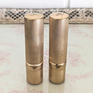 2 Vintage Elizabeth Arden Lipsticks, Refillable Tubes in Auburn Frost and Sheik/Vintage Lipstick/Vintage Makeup/Collectible/MCM