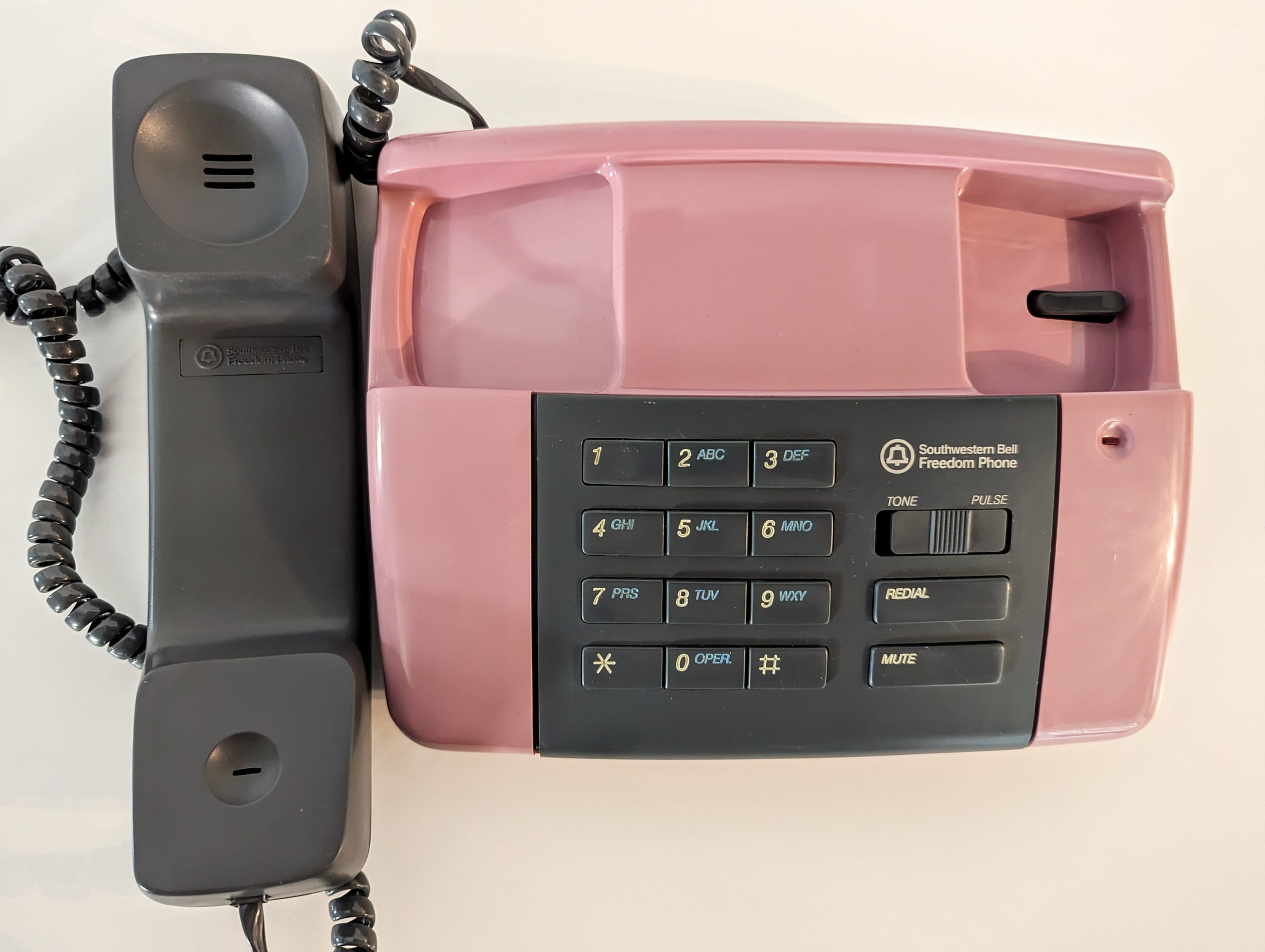 Bell System Yellow Rotary Dial Desk Phone Southwestern Bell