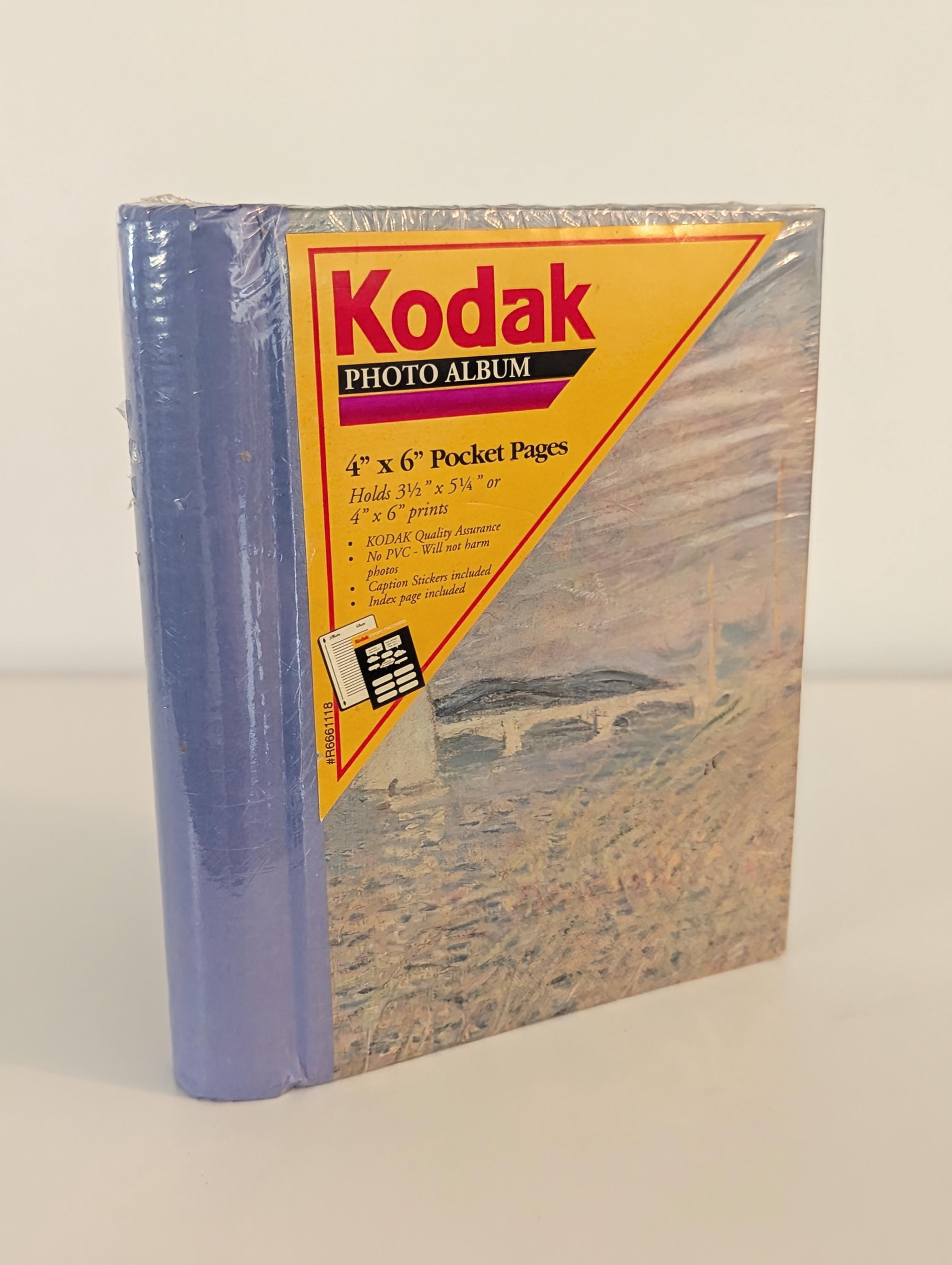 NOS 1990s Vintage Kodak Photo Album UNUSED, 4x6 Pocket Pages