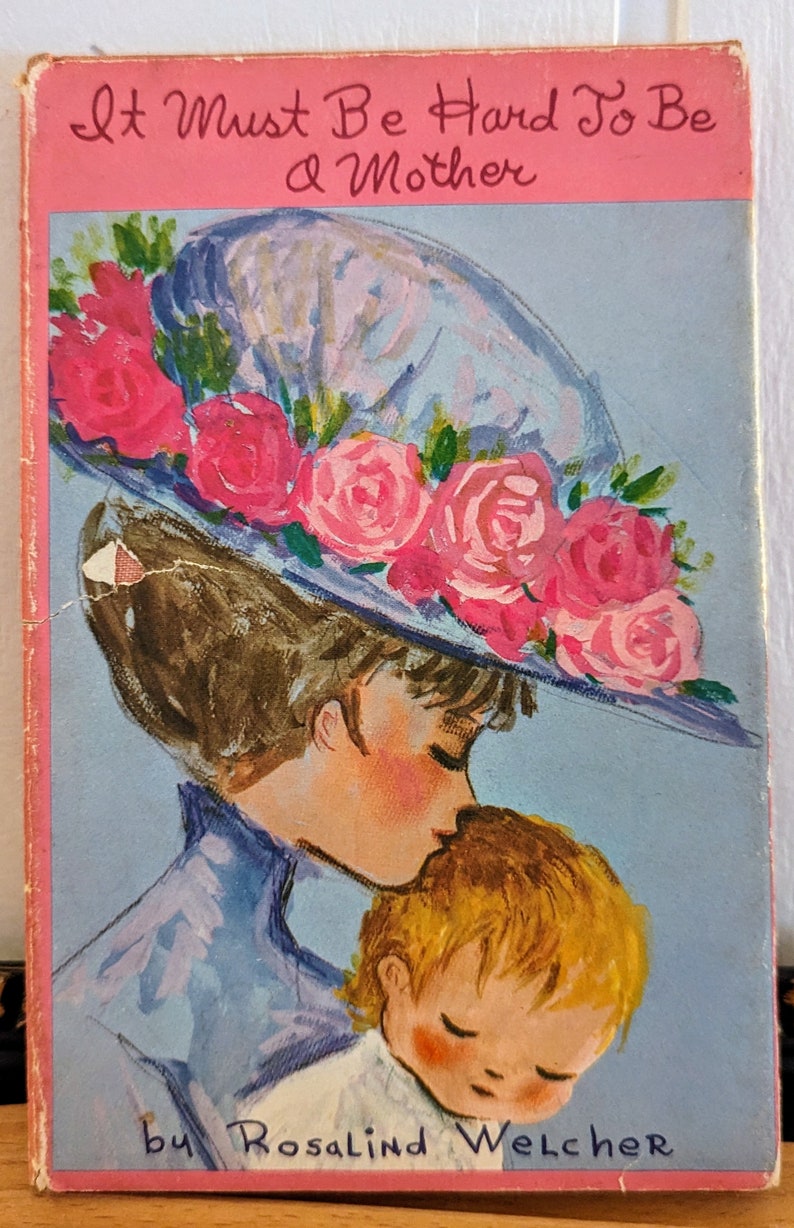 Rare 1968 Children's Book it Must Be Hard to Be A Mother by Rosalind Welcher Etsy