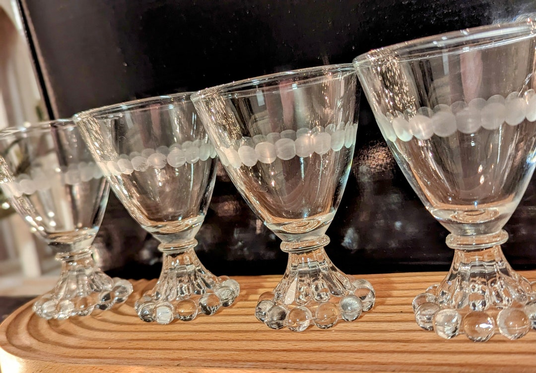 Anchor Hocking Boopie Cordial Glasses/small Liqueur Glassesset of 4 MCM Etsy