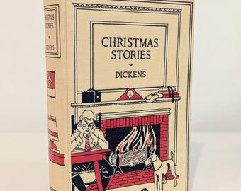 1946 Vintage "Christmas Stories" by Charles Dickens, 243 Page Hardcover, Sears Juvenile Classics/Antique