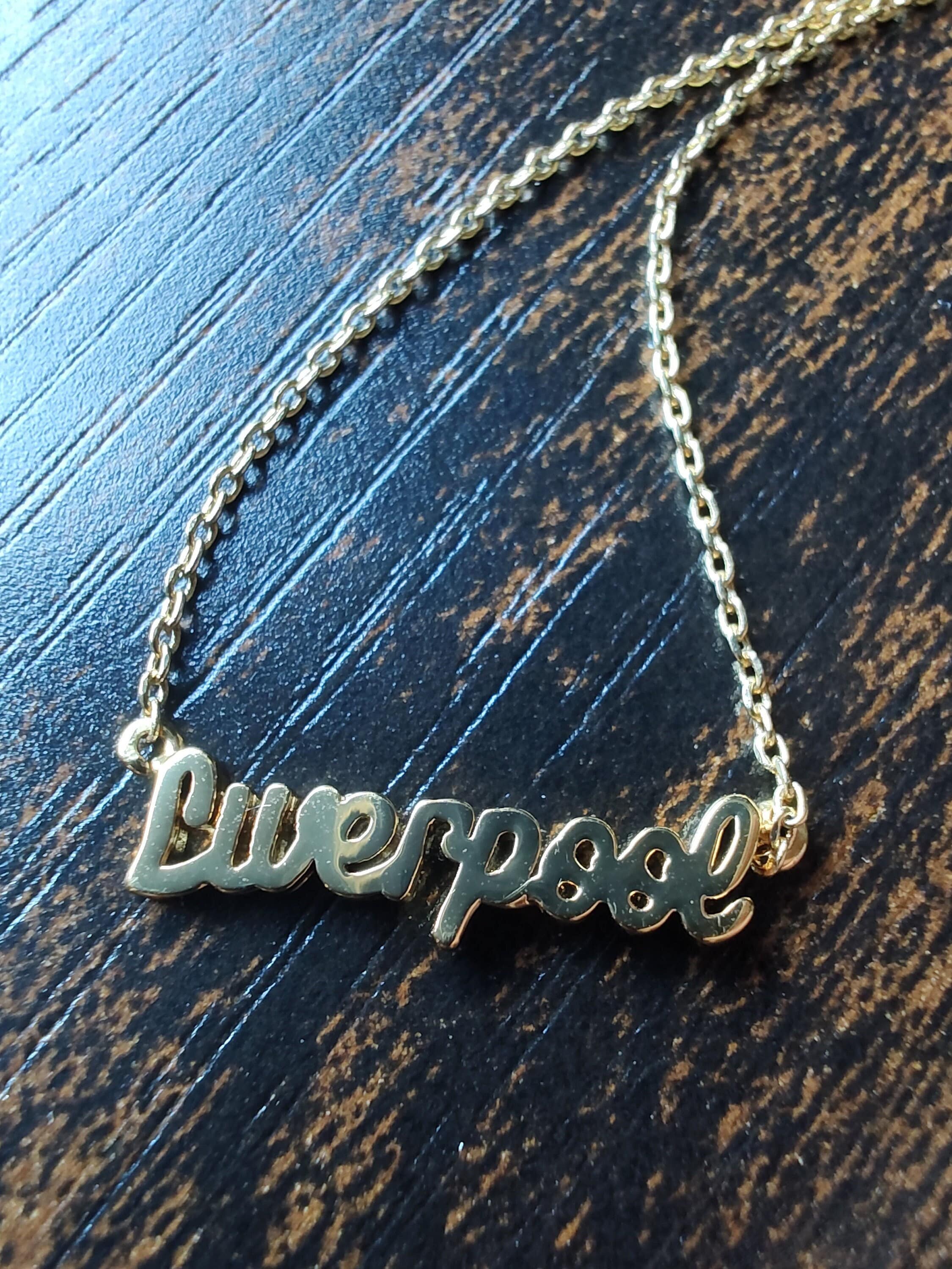 Dainty Liverpool Gold Tone Necklace Signed Orelia