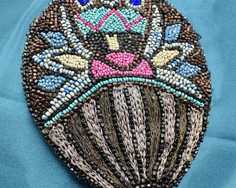 Vintage Art Deco Style Beaded Coin Purse
