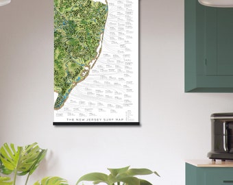 The New Jersey Surf Map