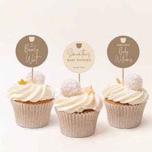 Baby Shower Cupcake Toppers 