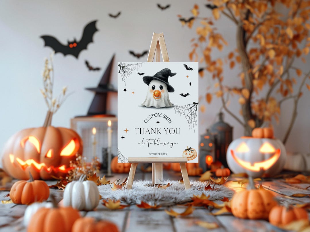 Boo Custom Cute Little Boo Custom Sign, Little Boo is Almost Due Baby Shower Decor ...
