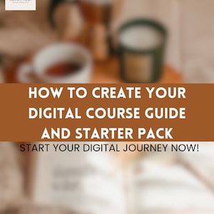 Crea una guida digitale al corso e un pacchetto iniziale può anche rivendere il corso Mini corso immagine 1