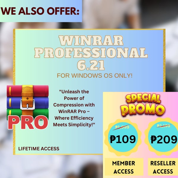 WinRar Professional 6.21 (Windows) (Lifetime Access)