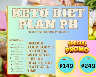 Keto Diet Plan PH (Downloadable/Digital File Lifetime Access)