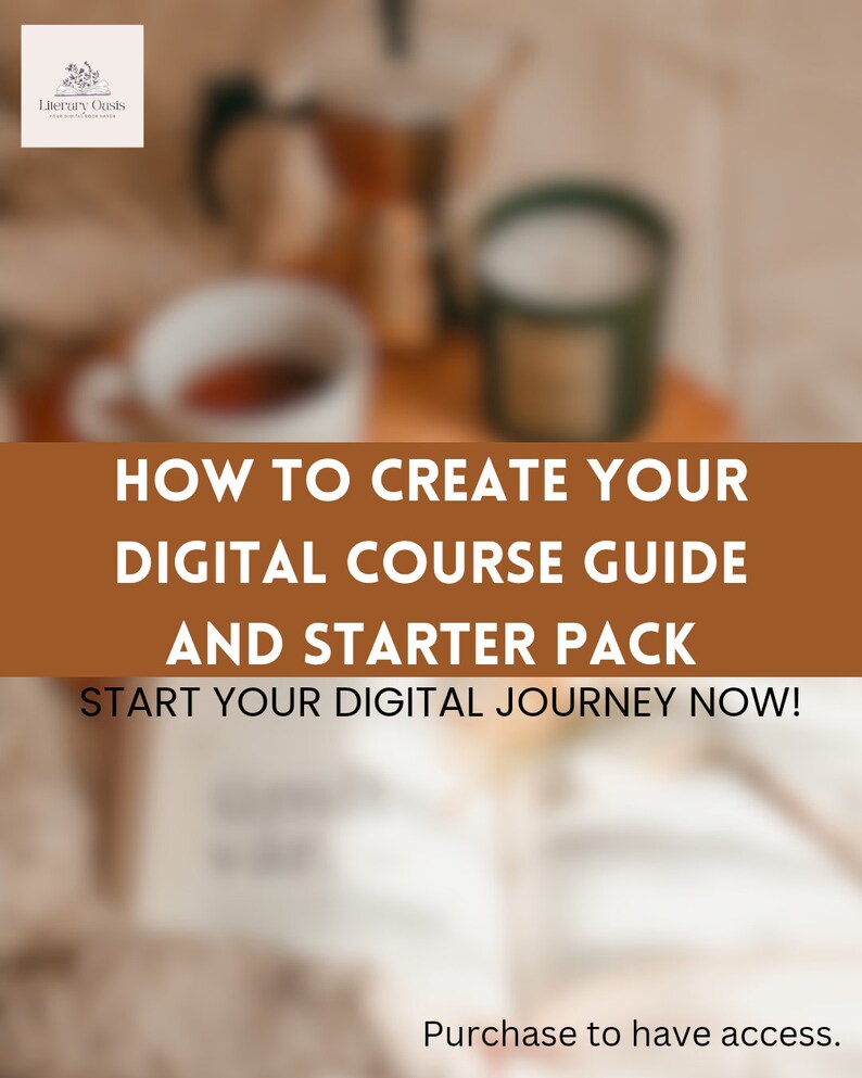 Create Digital Course Guide and Starter Pack Can also Resell Course Full Course image 1