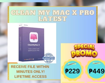 Dernière version de Clean My Mac X Pro (facile à télécharger - accès à vie)