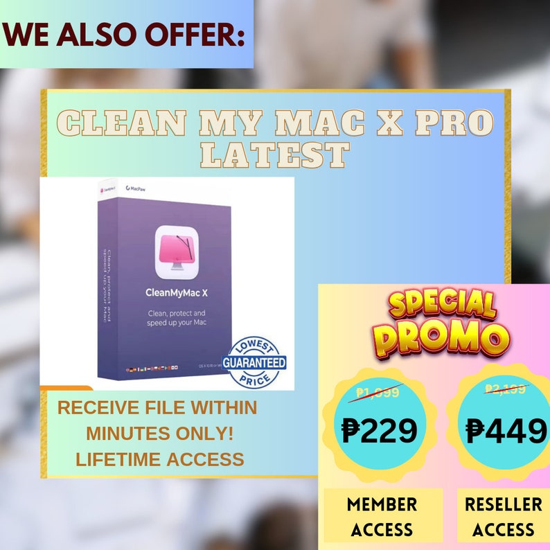 Clean My Mac X Pro Latest Easy to download Lifetime Access image 1