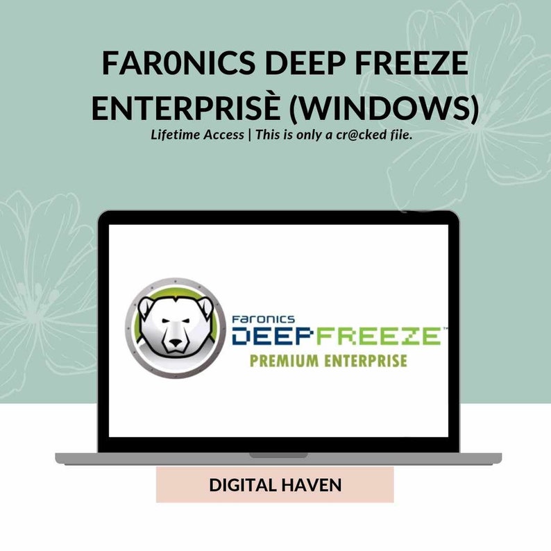 Faronics Deep Freeze 8 Windows COPIE GLOBALE À vie et facile d'accès image 1