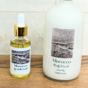 Morocco -Essential oil shower aromatherapy set - aromatherapy shower bundle - shower stone diffuser - Essential oil shower gift set