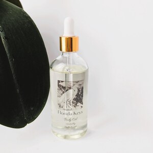 Florida Keys luxury body oil, Scented Body oil, Plant based body oil, Handcrafted body oil, Body moisturizer, natural moisturizer, healing
