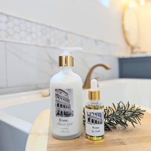 Rome -Essential oil shower steamer set - aromatherapy shower bundle - shower stone diffuser - Essential oil shower gift set
