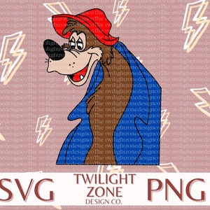 Brer bear SVG | easy cut file for Cricut, Layered by colour. PNG | colour file for printing and sublimination