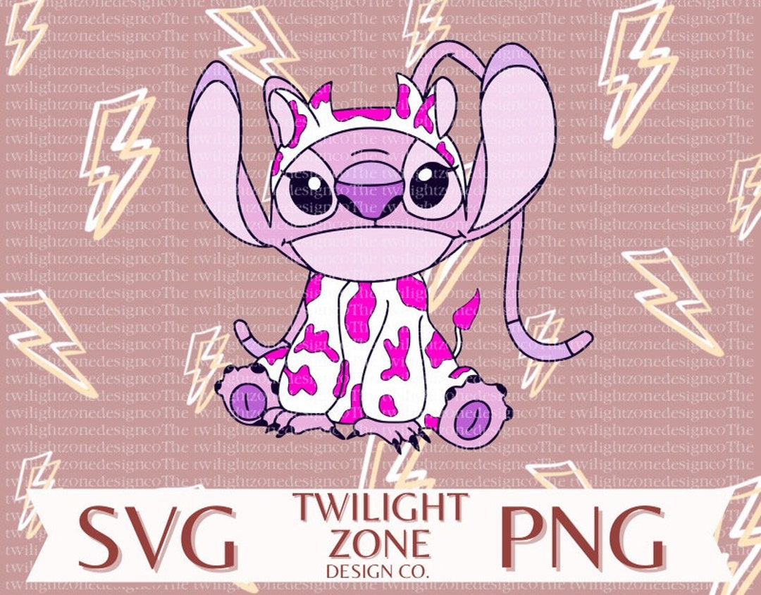 Pink Alien Cow SVG | Easy Cut File for Cricut, Layered by Colour. PNG ...