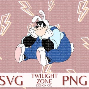 Bunny Pete SVG | easy cut file for Cricut, Layered by colour. PNG | colour file for printing and sublimination