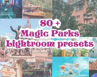 80+ Magic Parks Presets - Mobile presets - Photography filters - Photo editing