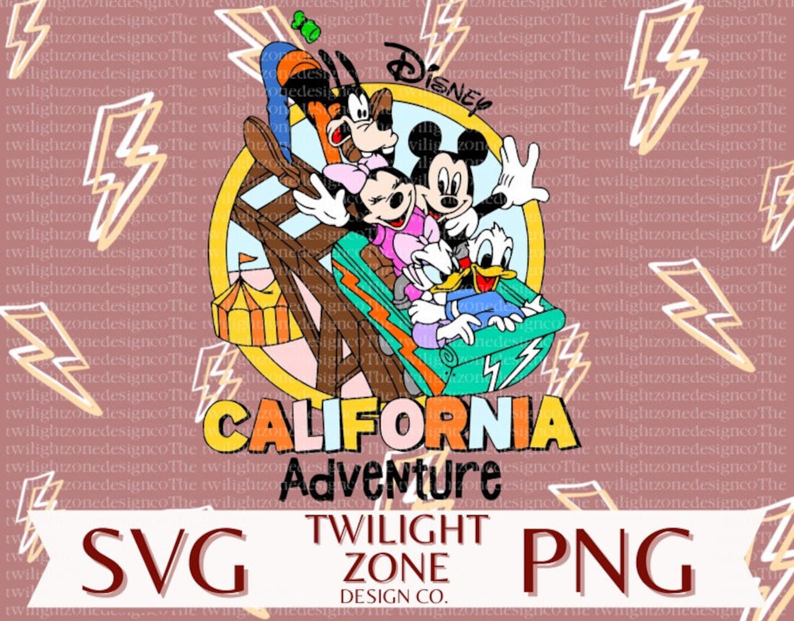 Cali Adventure SVG | Easy Cut File for Cricut, Layered by Colour. PNG ...