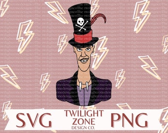 Dr facilier SVG | easy cut file for Cricut, Layered by colour. PNG | colour file for printing and sublimination