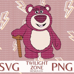 Huggin Bär SVG | Einfach zu schneidende Dateien für Cricut und Farben. PNG | Farbdatei zum Drucken und Sublimieren