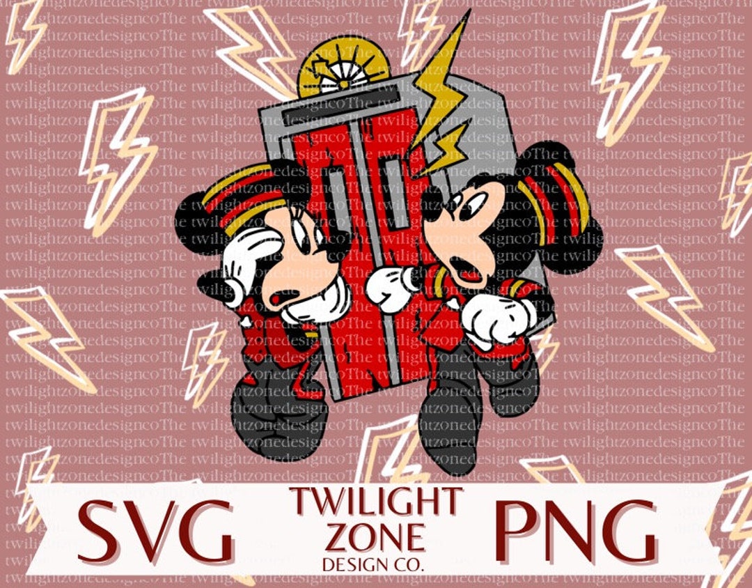 Twilight Zone SVG Easy Cut File for Cricut, Layered by Colour. PNG