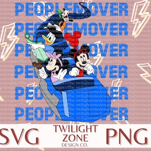 Peoplemover SVG | Einfach zu schneidende Dateien für Cricut und Farben. PNG | Farbdatei zum Drucken und Sublimieren