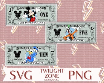 Magical dollars SVG | easy cut file for Cricut, Layered by colour. PNG | colour file for printing and sublimination