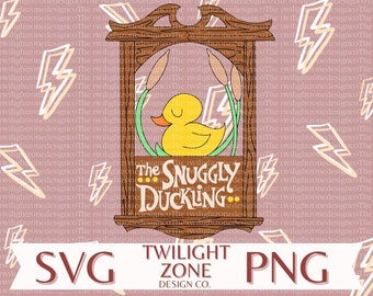 Snuggly duckling SVG | easy cut file for Cricut, Layered by colour. PNG | colour file for printing and sublimination